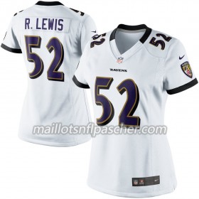 Maillot Baltimore Ravens Ray Lewis 52 Nike Blanc - Femme